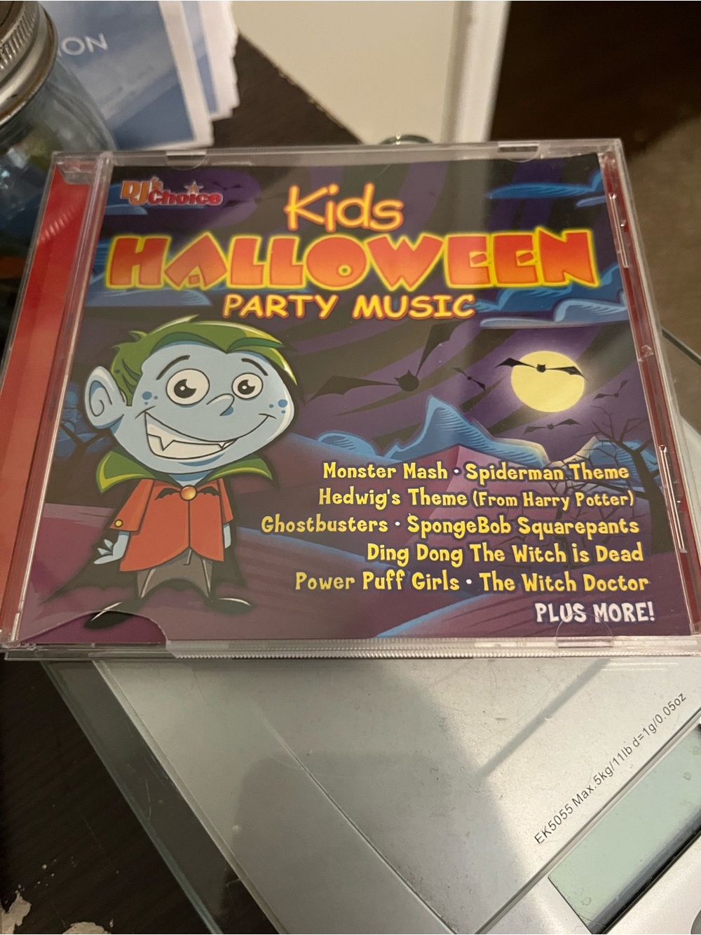 Kids Halloween Party Music CD - Purple Vampire Cover